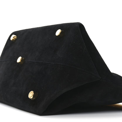 Khaite Suede Aimme Envelope Clutch Black 8 of 8