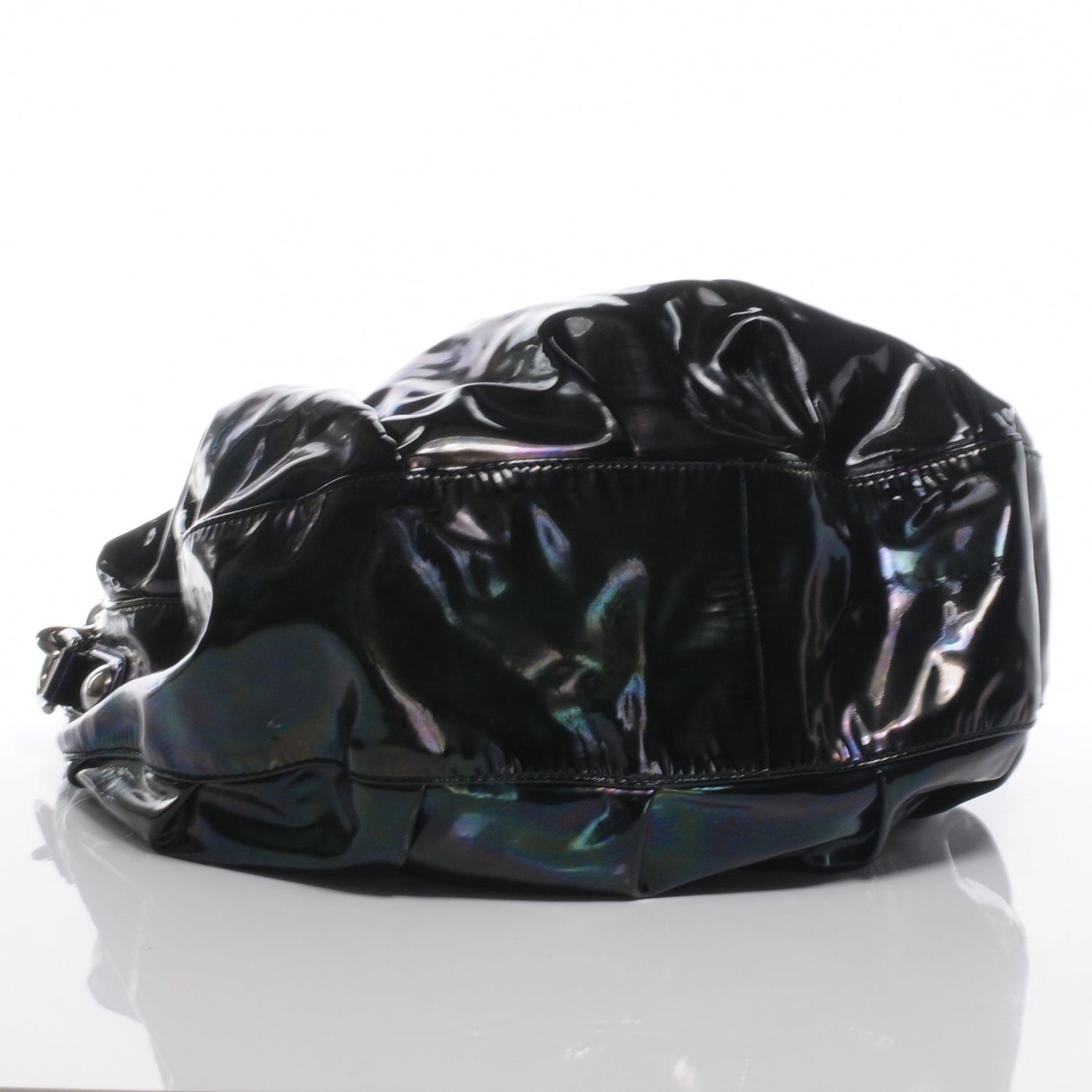Gucci Iridescent Patent Icon Bit Medium Bag Black 4 of 7