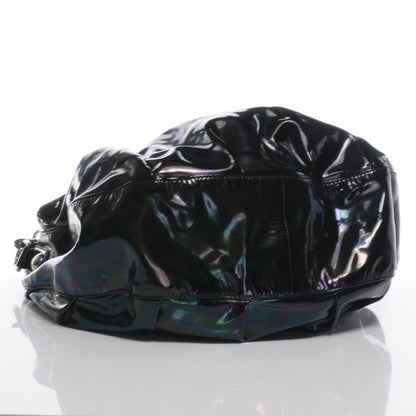 Gucci Iridescent Patent Icon Bit Medium Bag Black 4 of 7
