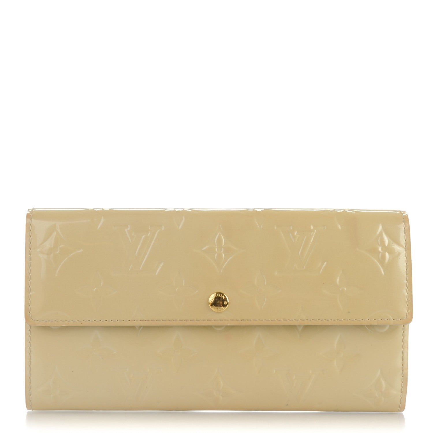 Louis Vuitton Vernis Sarah Wallet Blanc Corail 2 of 23