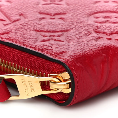 Louis Vuitton Empreinte Zippy Wallet Scarlet 8 of 9
