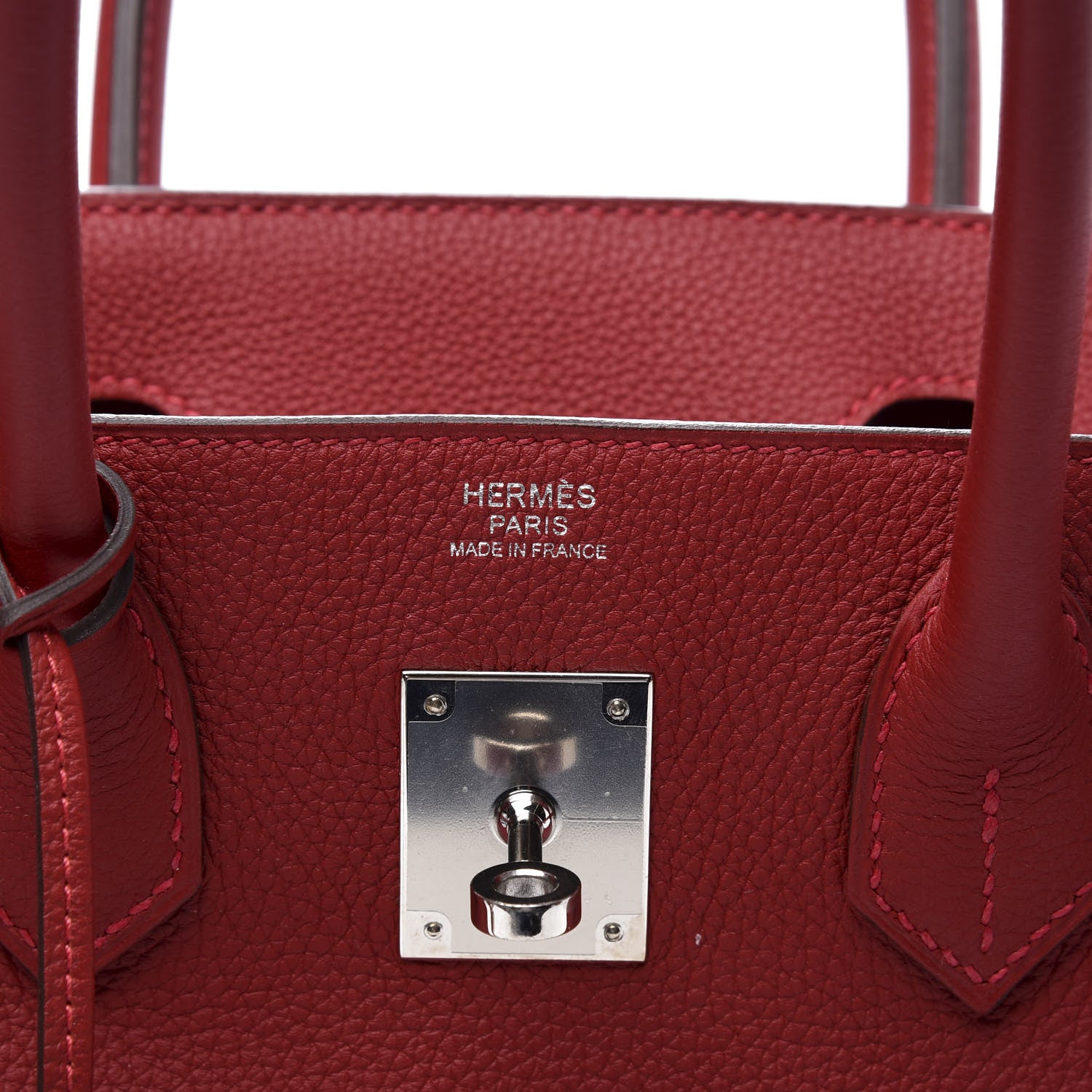 Hermes Taurillon Maurice Birkin 30 Rouge Vif 7 of 17