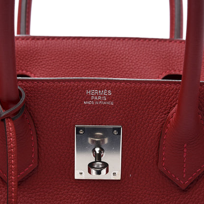 Hermes Taurillon Maurice Birkin 30 Rouge Vif 7 of 17