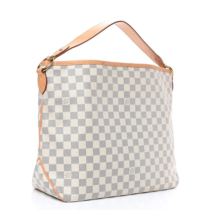Louis Vuitton Damier Azur Delightful MM Pink 2 of 15