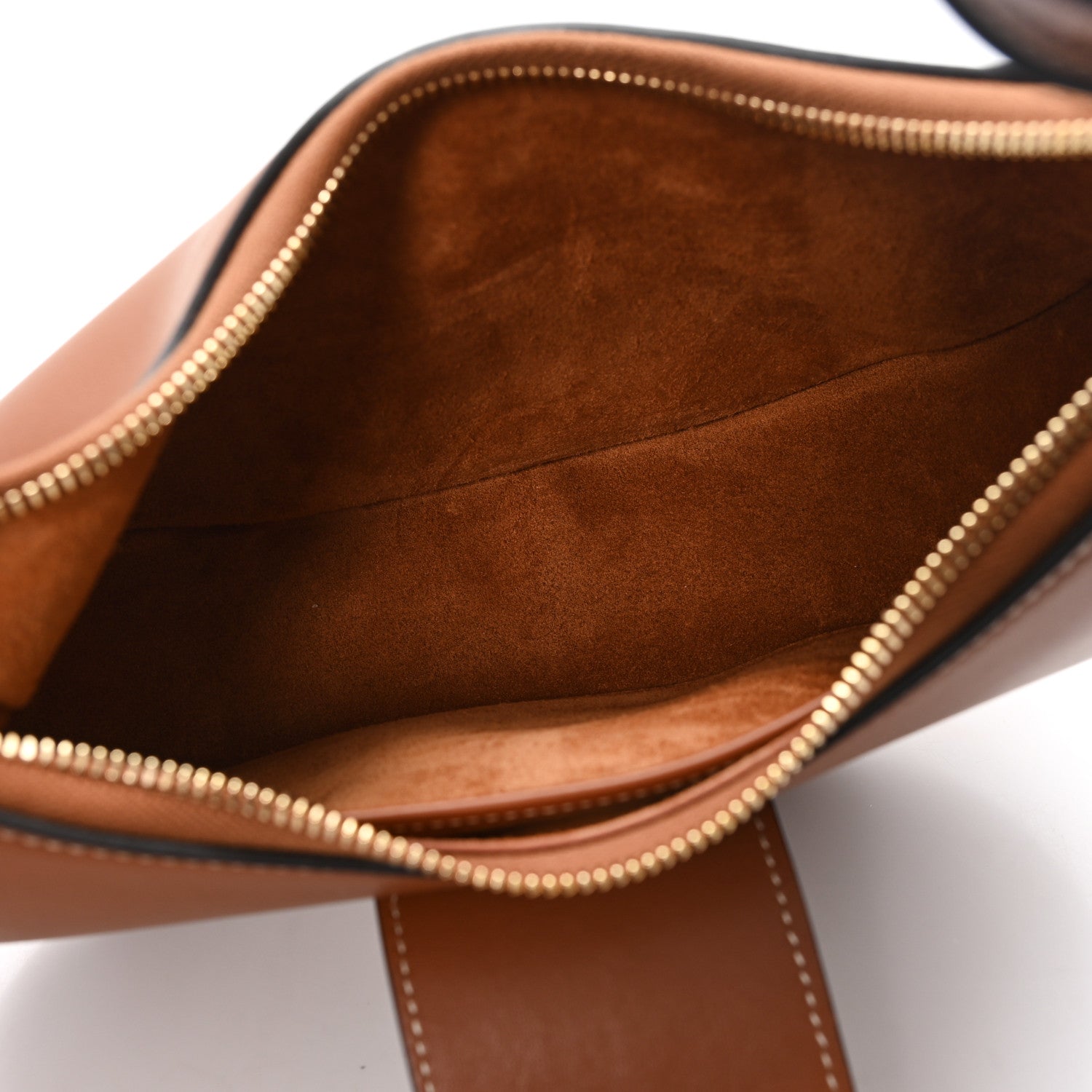 Celine Smooth Calfskin Medium Strap Ava Triomphe Shoulder Bag Tan 5 of 9