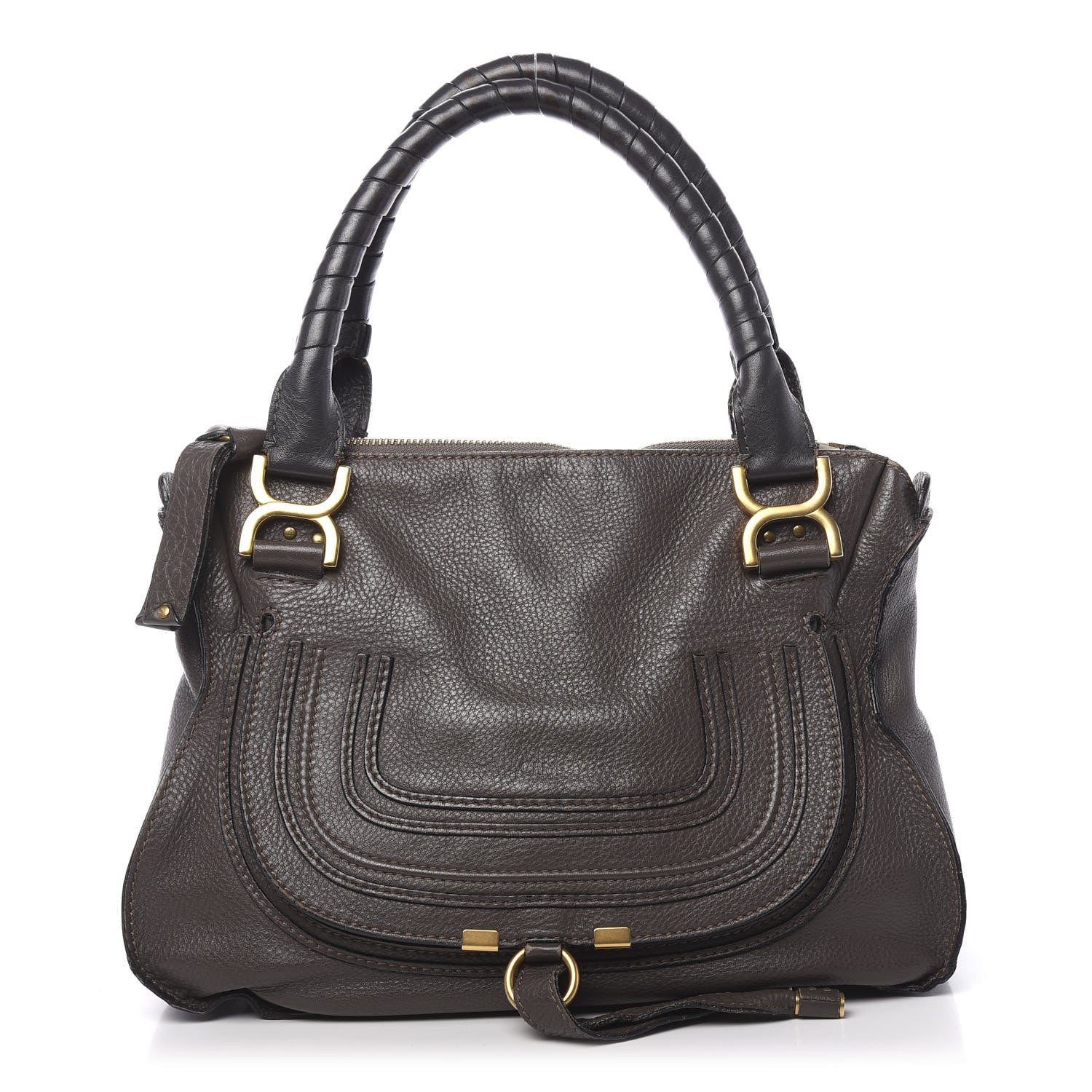 Chloe Calfskin Medium Marcie Satchel Ash 1 of 30