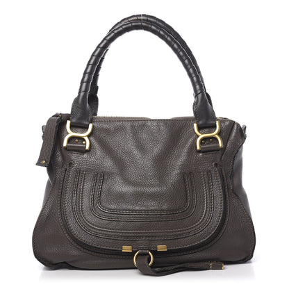 Chloe Calfskin Medium Marcie Satchel Ash 1 of 30