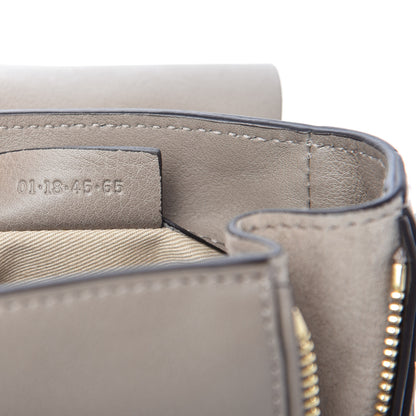 Chloe Suede Calfskin Mini Faye Backpack Motty Grey 9 of 10