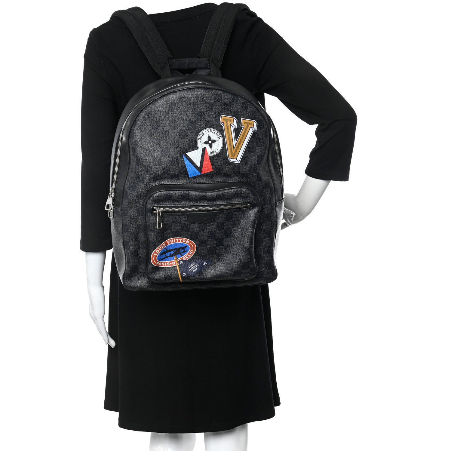 Louis Vuitton Damier Graphite LV League Josh Backpack 2 of 12