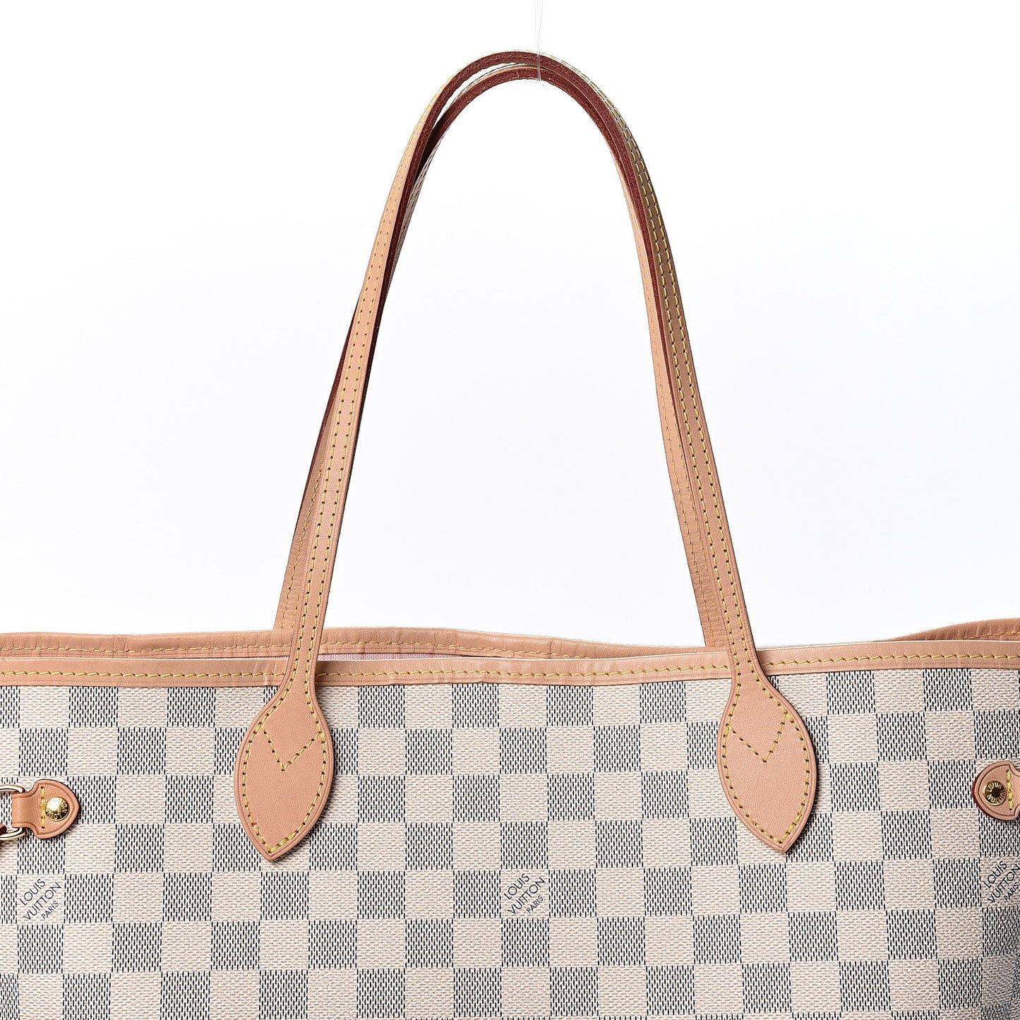 Damier Azur Neo Neverfull MM Rose Ballerine
