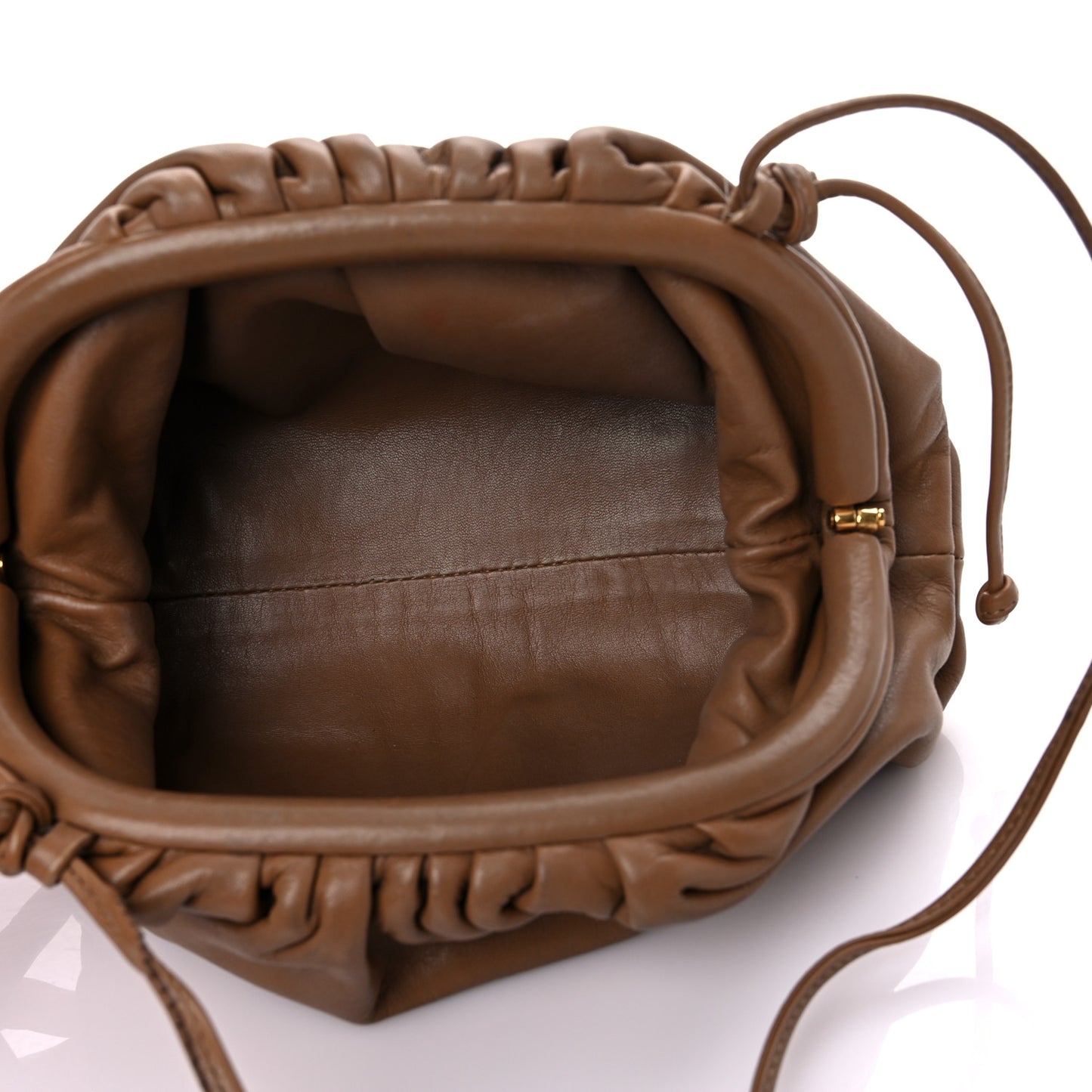 Butter Calfskin The Mini Pouch Cammello