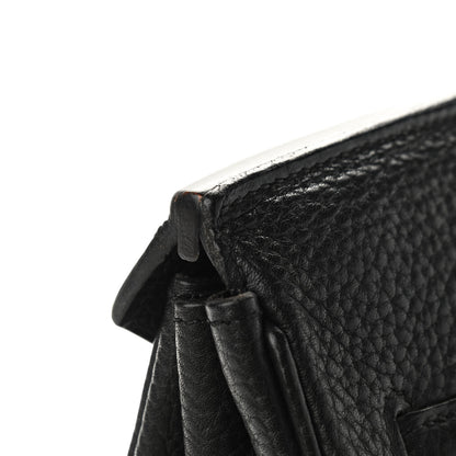 Hermes Taurillon Clemence Birkin 35 Black 17 of 19
