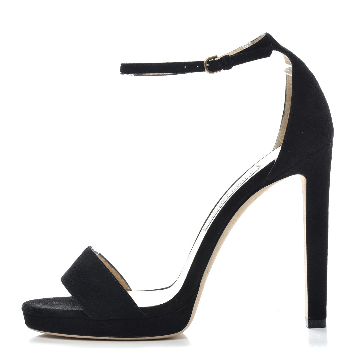 Jimmy Choo Suede Misty 120 Sandals 40 Black 1 of 10