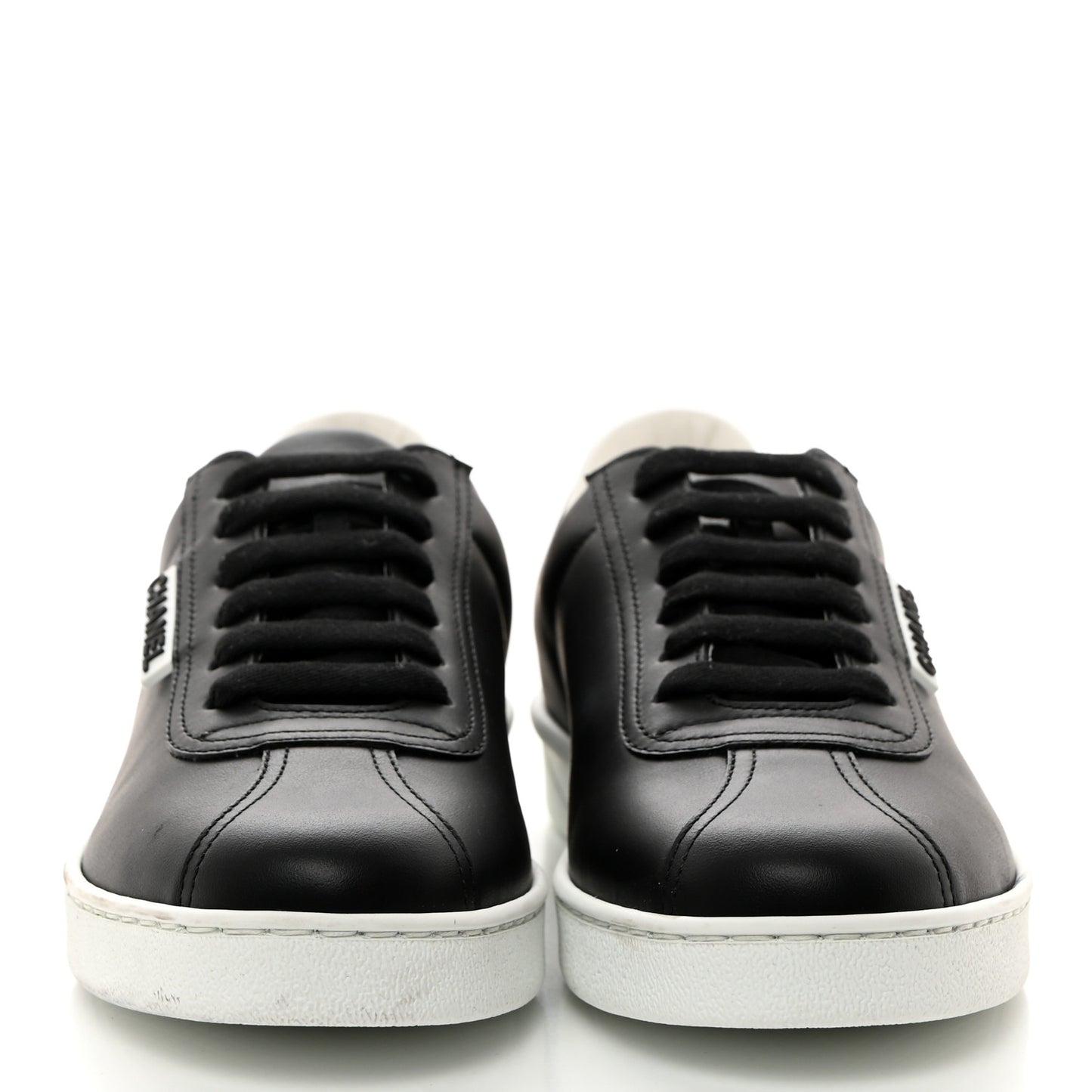 Calfskin CC Womens Sneakers 37 Black