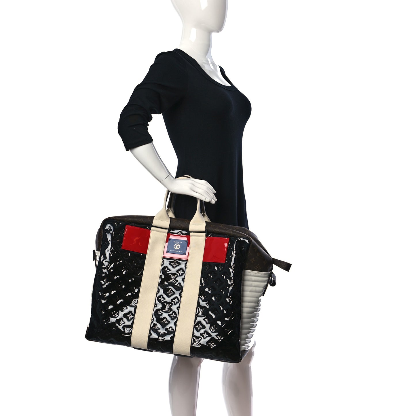 Patent Embossed Monogram Carry All GM Black