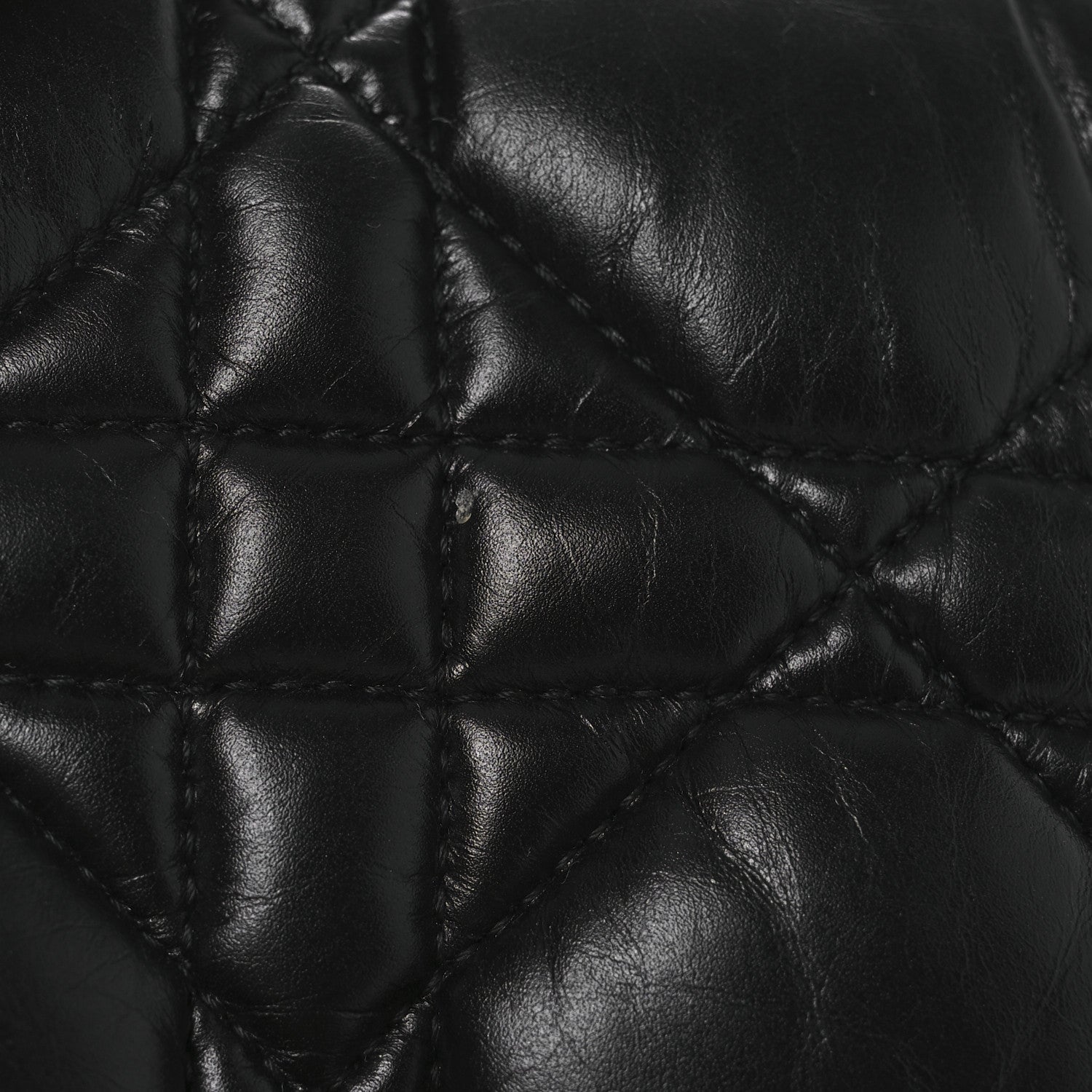 Christian Dior Calfskin Macrocannage Mini Caro Bag Black 14 of 14
