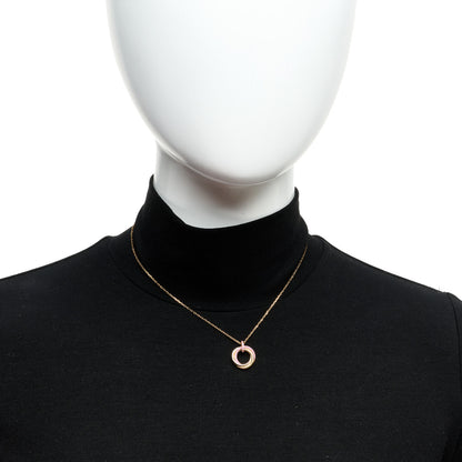 Cartier 18K Pink Gold Pink Sapphire Trinity Pendant Necklace 6 of 6