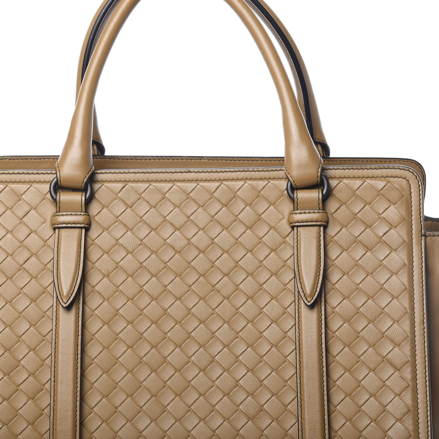 Bottega Veneta Nappa Intrecciato Large Flap Tote Camel 12 of 16
