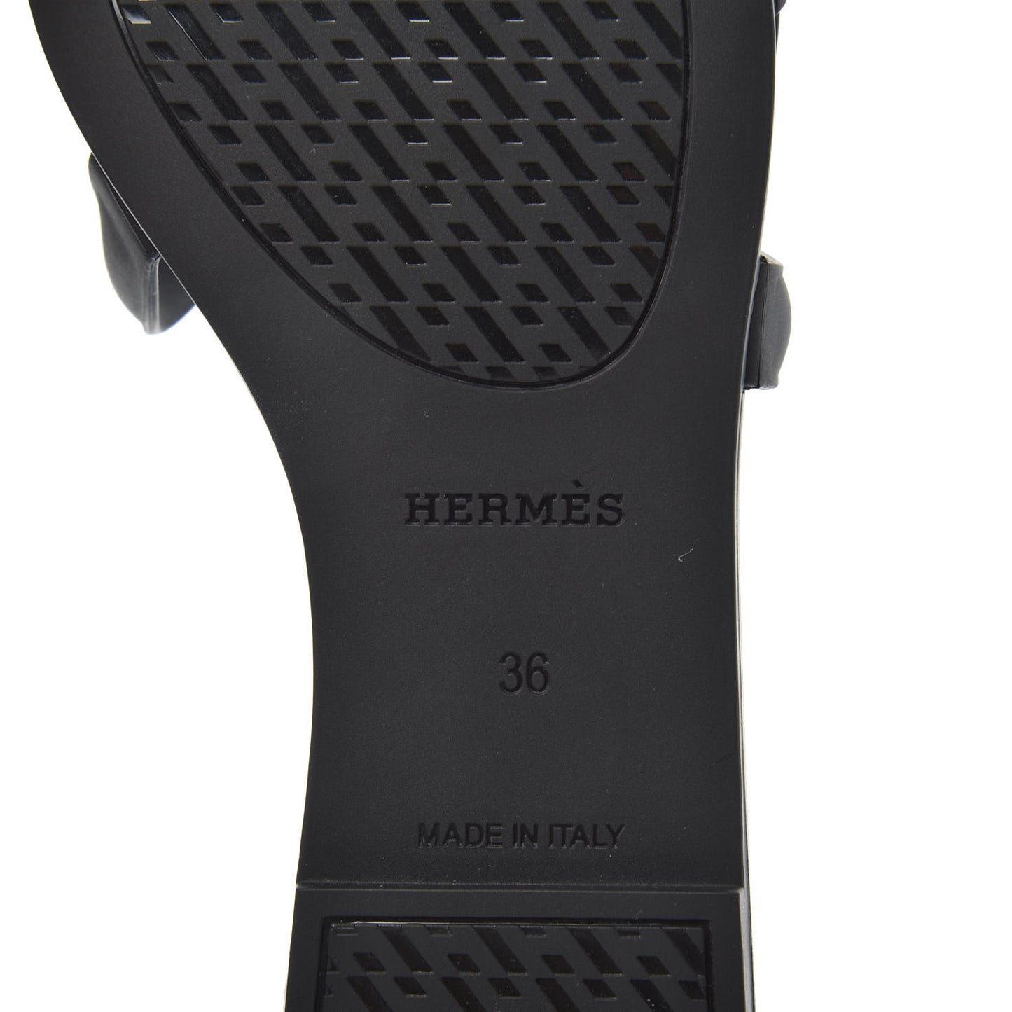 Rubber Aloha Sandals 36 Black