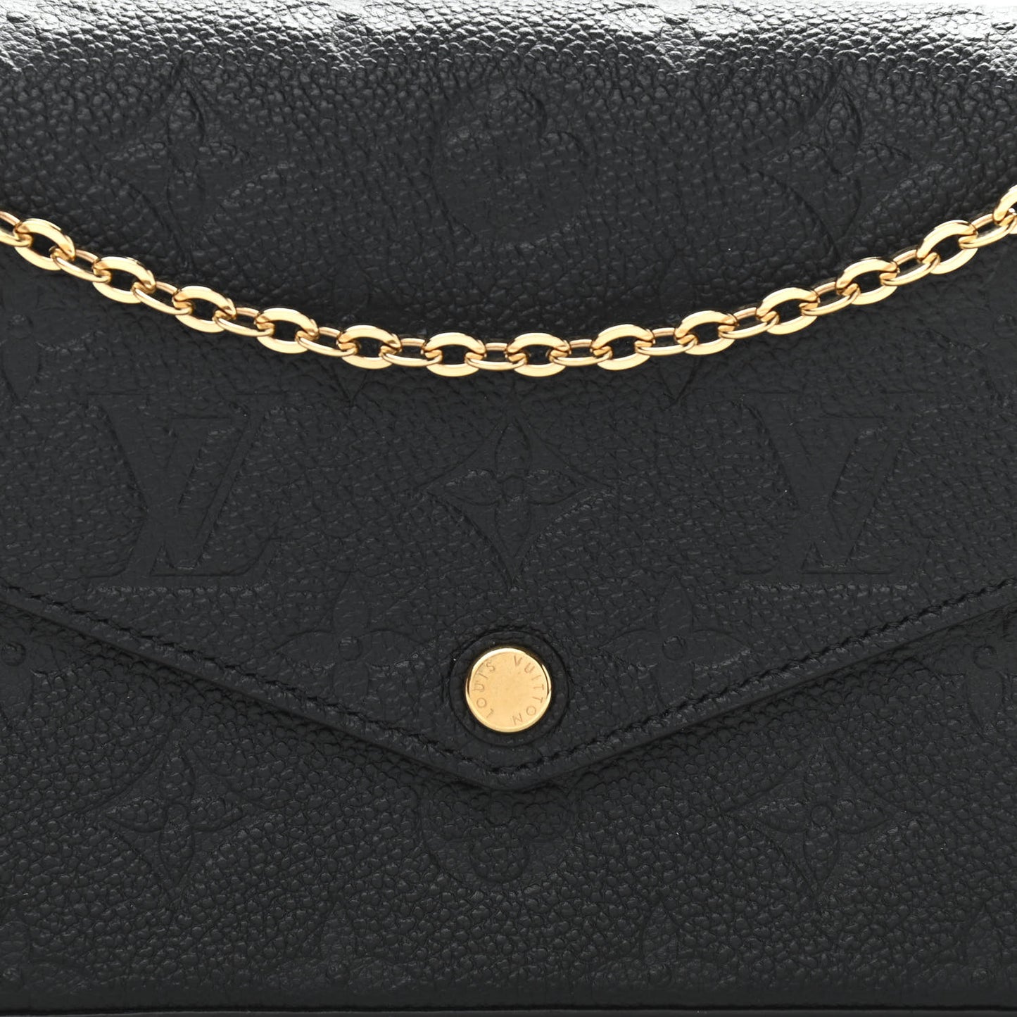 Empreinte Pochette Felicie Chain Wallet Black