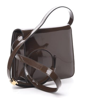 Fendi Vitello Vernice Mou Karligraphy Crossbody Bag Ebano 3 of 12