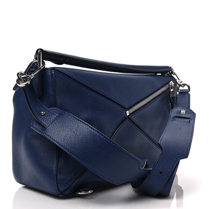 Loewe Calfskin Medium Puzzle Bag Marine 3 of 8