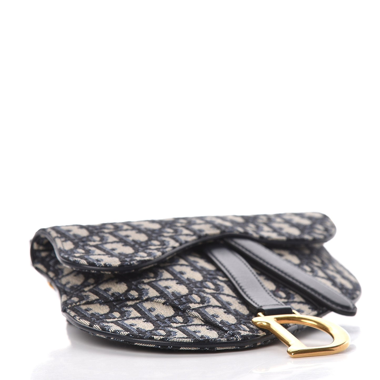 Oblique Saddle Belt Bag Blue