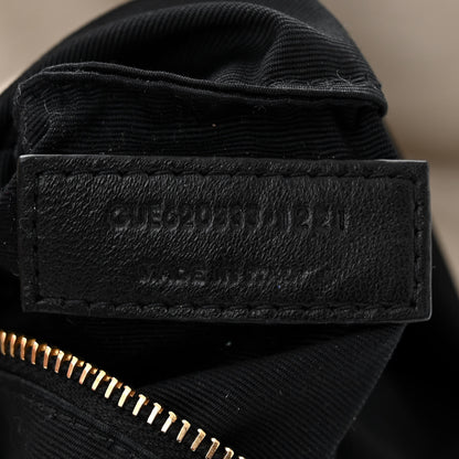 Saint Laurent Lambskin Quilted Toy Loulou Puffer Monogram Chain Satchel Blanc Vintage 7 of 12