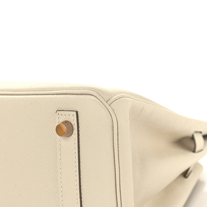 Hermes Epsom Birkin 30 Craie 10 of 12