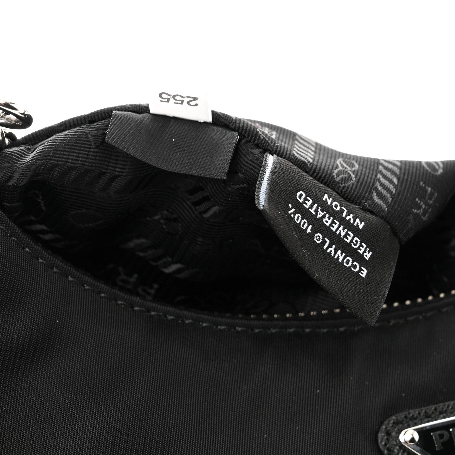 Prada Nylon Re-Edition 2005 Shoulder Bag Black 8 of 11