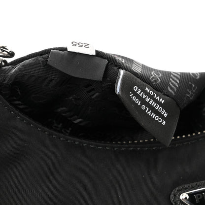 Prada Nylon Re-Edition 2005 Shoulder Bag Black 8 of 11
