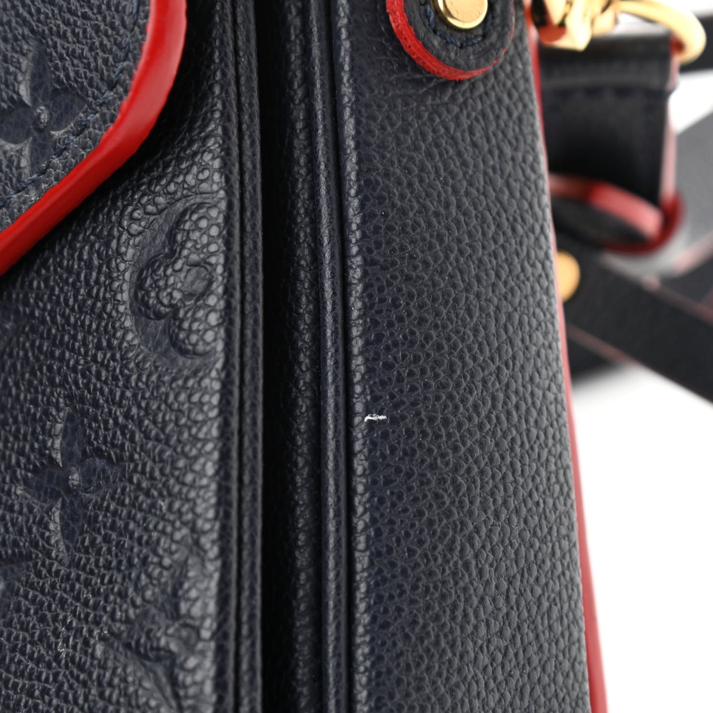 Empreinte Pochette Metis Marine Rouge
