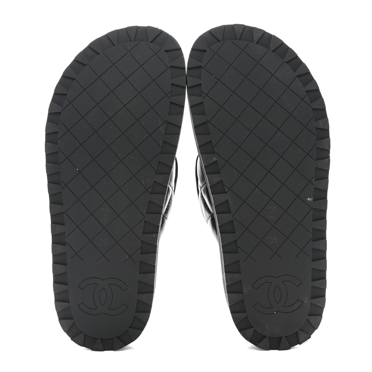 Chanel Lambskin Quilted CC Turnlock Mules 36 Black 5 of 8