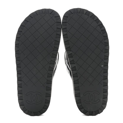 Chanel Lambskin Quilted CC Turnlock Mules 36 Black 5 of 8