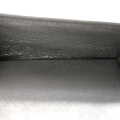 Louis Vuitton Metallic Calfskin Lockmini Wallet Silver 5 of 8
