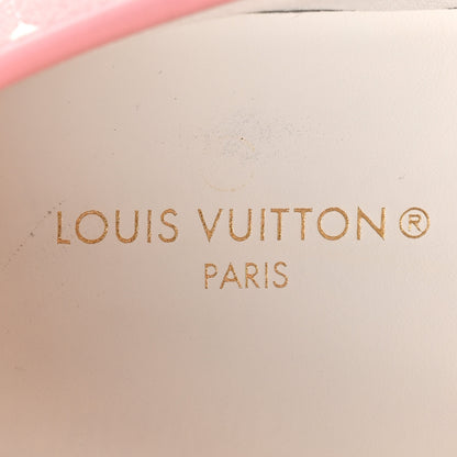 Louis Vuitton Denim Monogram Squad Sneakers 39.5 Pink 8 of 11