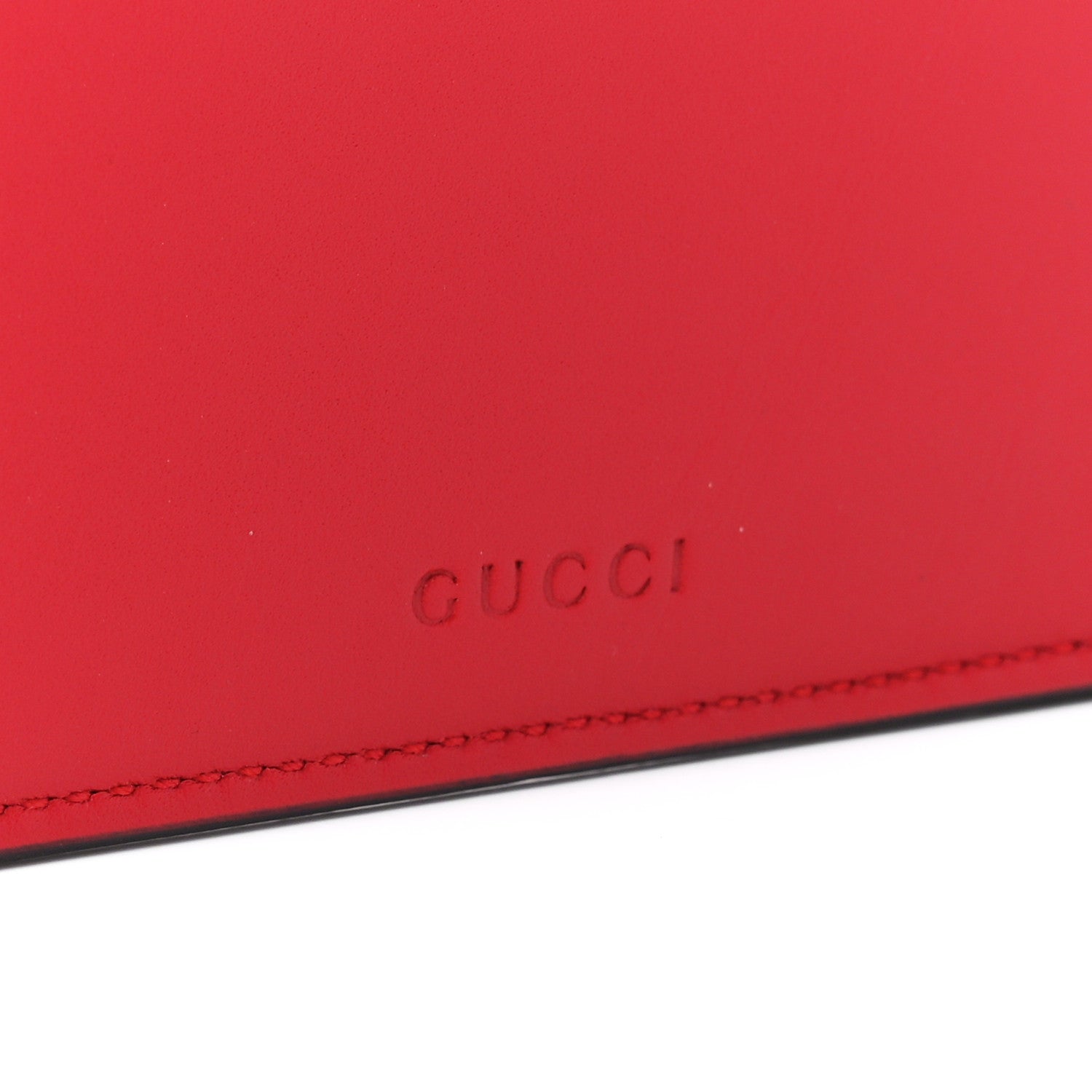 Gucci GG Supreme Monogram Bosco Patch Zip Pouch Beige Malva Hibiscus Red 8 of 12