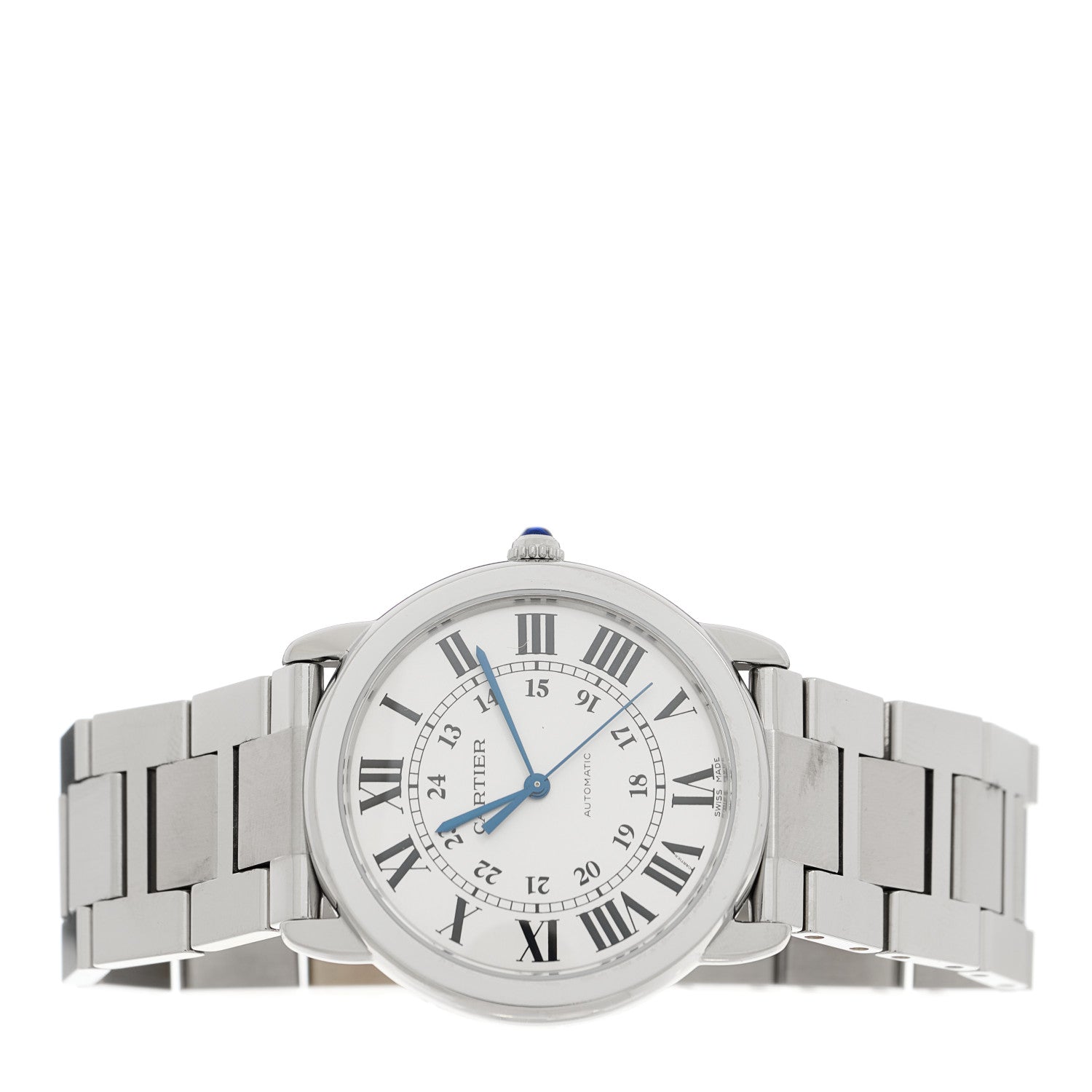 Cartier Stainless Steel 36mm Ronde Solo Automatic Watch 2 of 5