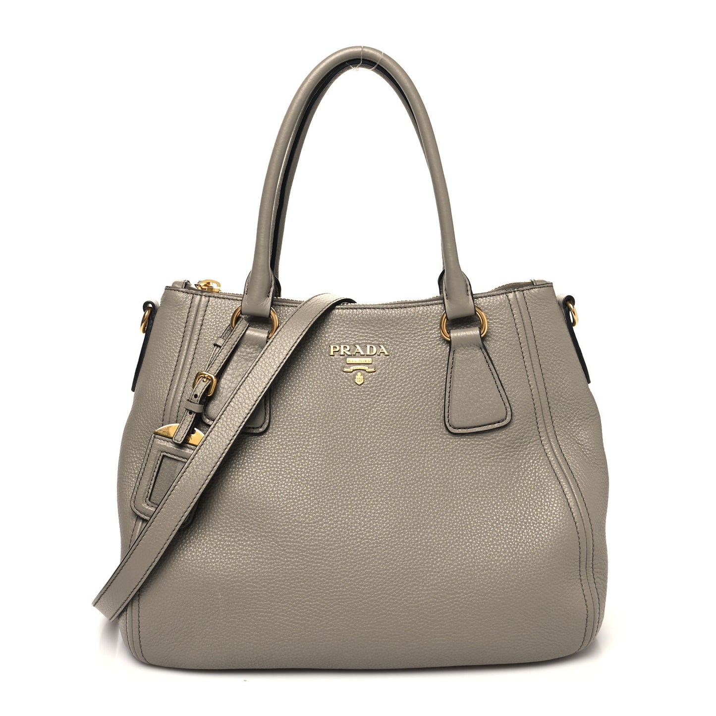 Vitello Phenix Shoulder Bag Argilla