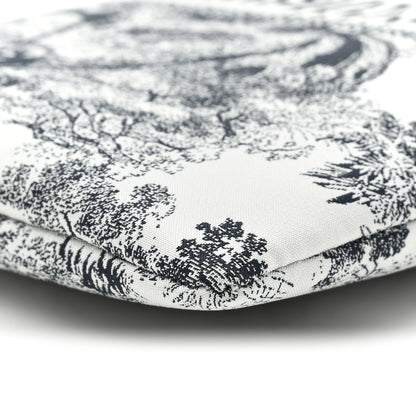 Christian Dior Technical Fabric Embroidered Toile De Jouy DiorTravel Multifunction Pouch Blue 11 of 13