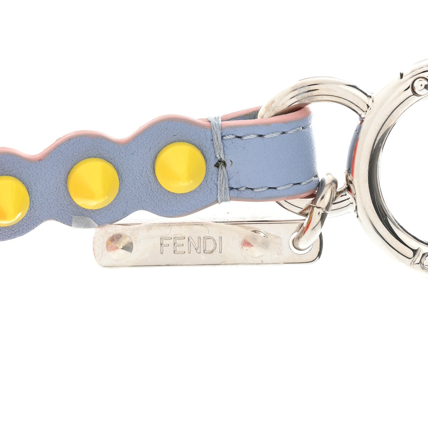 Fendi Mink Fur Calfskin Fun Fair Bag Charm Multicolor 3 of 4
