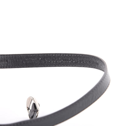 Balenciaga Agneau Giant Silver Hardware Triple Tour M Bracelet Gris Fossile 6 of 6