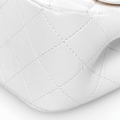 Chanel Lambskin Quilted Mini Pearl Crush Flap White 10 of 14