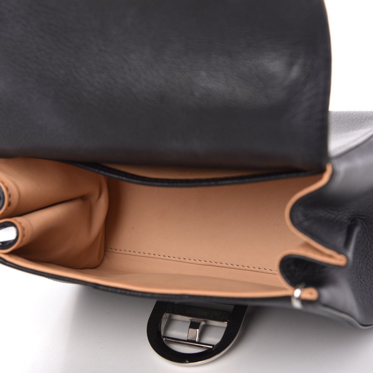 Calfskin Mini Brillant Satchel Black