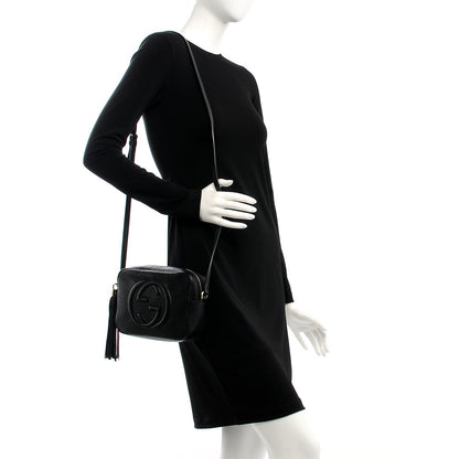 Gucci Pebbled Calfskin Small Soho Disco Bag Black 2 of 8