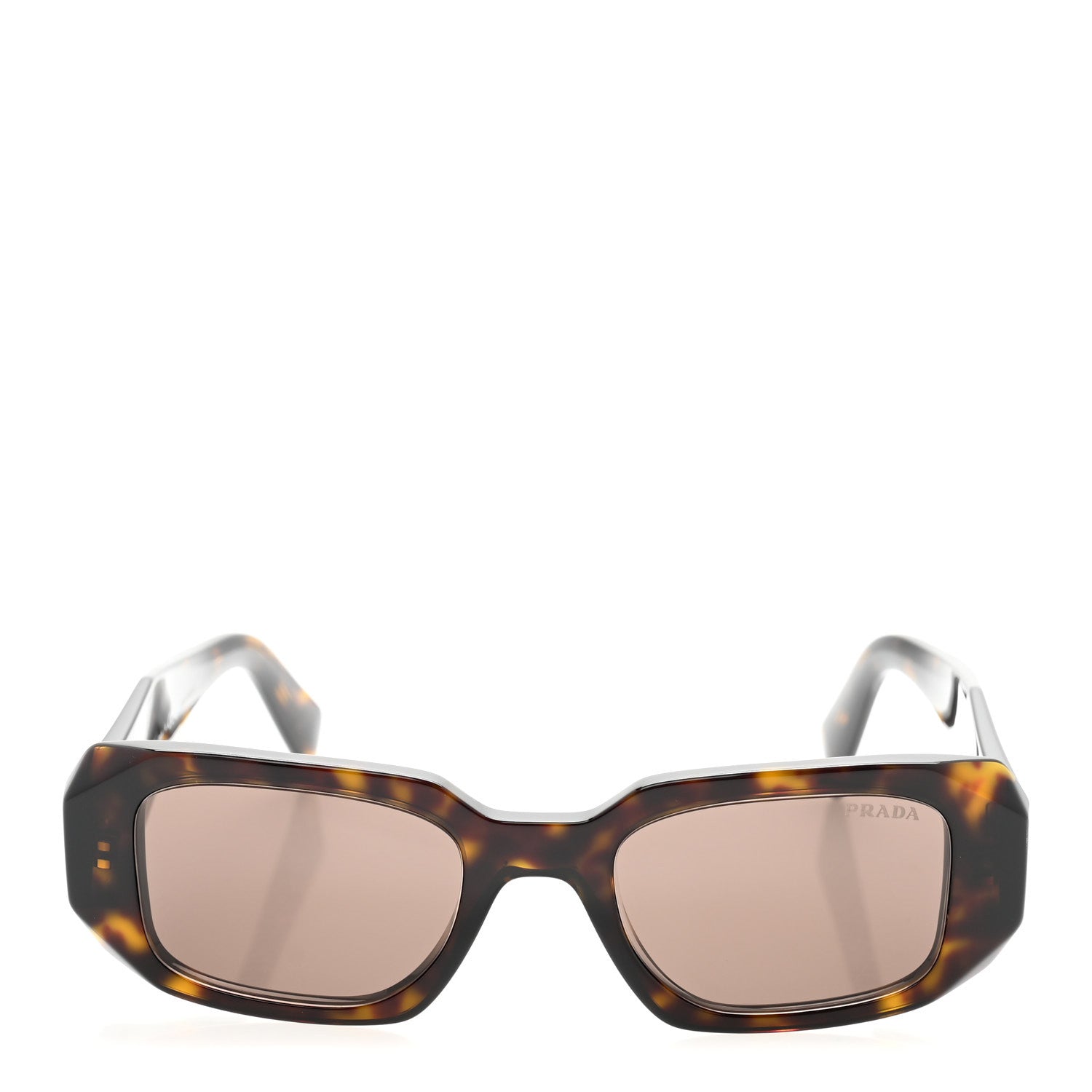 Prada Acetate Symbole Sunglasses SPR 17W Honey Tortoise 2 of 8