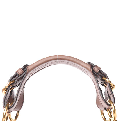 Gucci Calfskin Soft Icon Tote Pink Tan 14 of 16