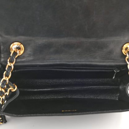 Chanel Lambskin Small Tassel Single Flap Black 5 of 12