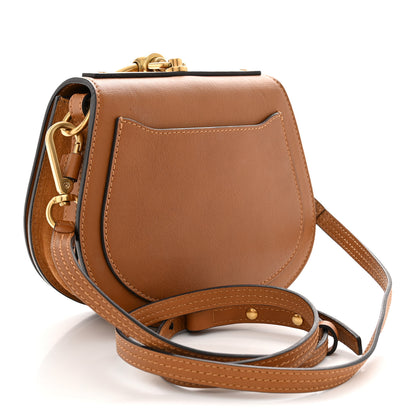 Chloe Calfskin Suede Medium Nile Bracelet Bag Caramel 3 of 12