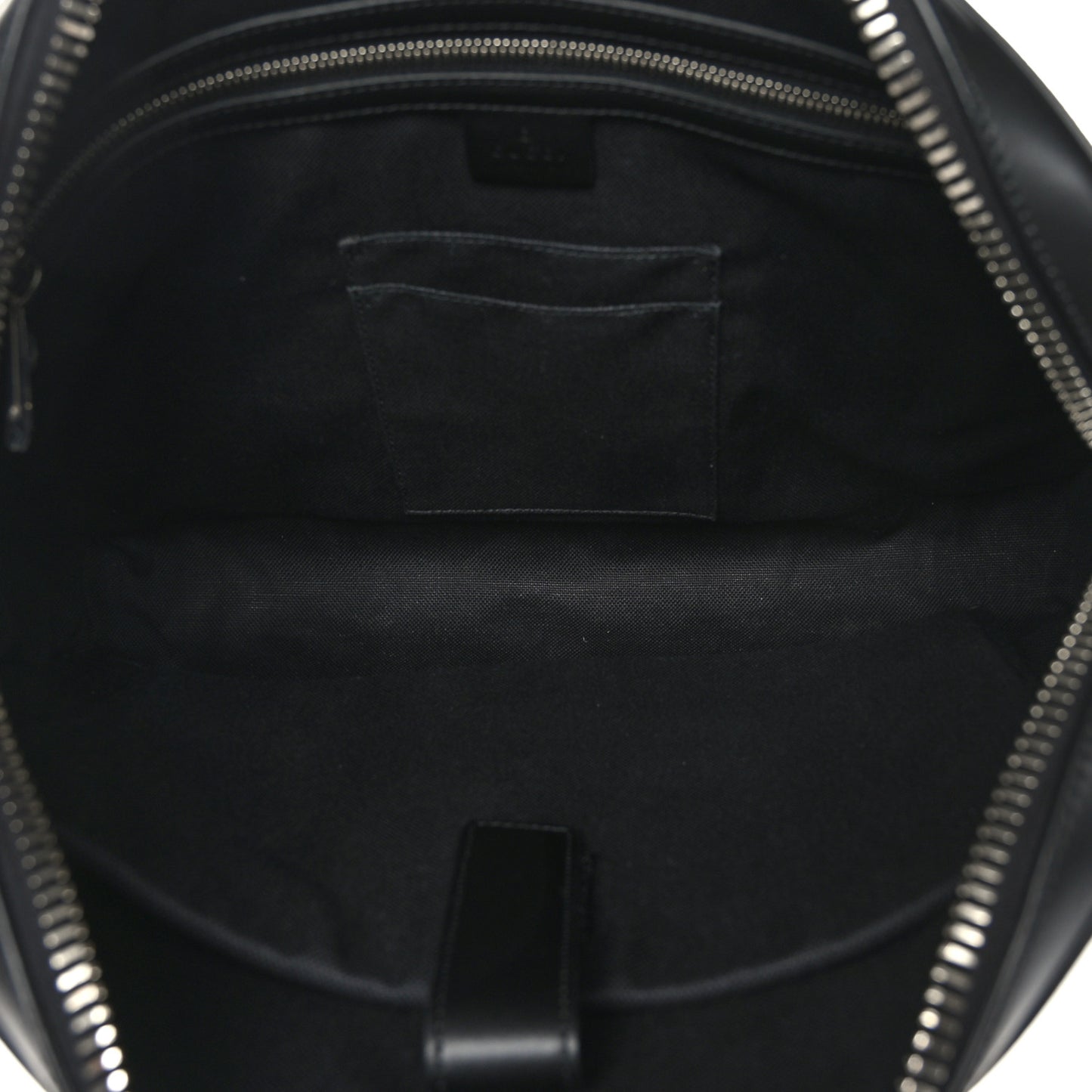 GG Supreme Monogram Appia Calfskin Web Briefcase Black